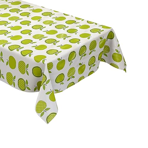 KEVKUS Wachstuch Tischdecke 06023-01 grüne Äpfel Obst wählbar in eckig, rund und oval - Größe eckig 120x120cm Schnittkante KEVKUS Wachstuch Tischdecke 06023-01 grüne Äpfel Obst wählbar in eckig, rund und oval - Größe eckig 120x120cm Schnittkante von KEVKUS
