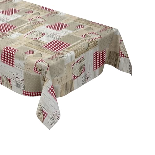 KEVKUS Wachstuch Tischdecke 06211-00 Sweet Chalet Holz ALM wählbar in eckig, rund und oval - Größe eckig 100x140cm Schnittkante KEVKUS Wachstuch Tischdecke 06211-00 Sweet Chalet Holz ALM wählbar in eckig, rund und oval - Größe eckig 100x140cm Schnittkante von KEVKUS