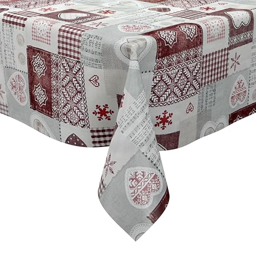 KEVKUS Wachstuch Tischdecke C141901 Weihnachten Skandinavien wählbar in eckig, rund und oval - Größe eckig 140x240cm Schnittkante KEVKUS Wachstuch Tischdecke C141901 Weihnachten Skandinavien wählbar in eckig, rund und oval - Größe eckig 140x240cm Schnittkante von KEVKUS