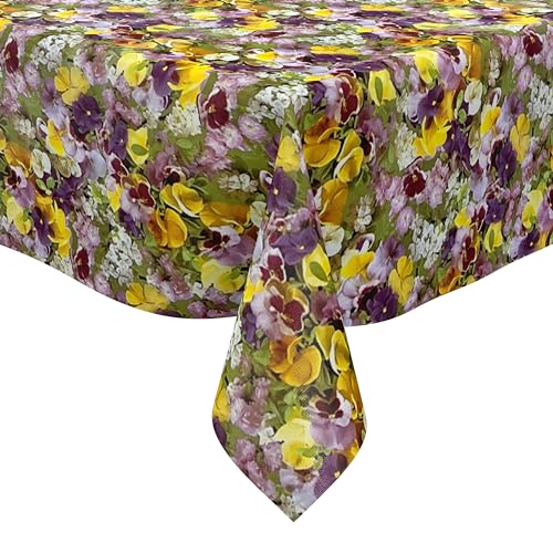 KEVKUS Wachstuch Tischdecke C970 Blumen Frühjahr Stiefmütterchen wählbar in eckig, rund und oval - Größe eckig 120x150cm Schnittkante KEVKUS Wachstuch Tischdecke C970 Blumen Frühjahr Stiefmütterchen wählbar in eckig, rund und oval - Größe eckig 120x150cm Schnittkante von KEVKUS