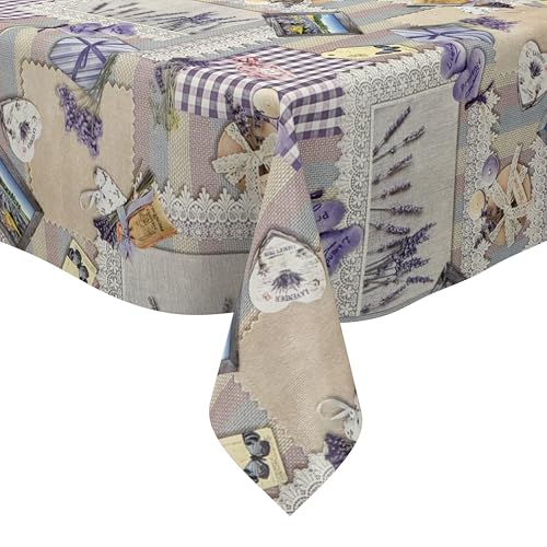 KEVKUS Wachstuch Tischdecke K208A lila Lavendel Provence wählbar in eckig, rund und oval - Größe eckig 100x140cm Schnittkante KEVKUS Wachstuch Tischdecke K208A lila Lavendel Provence wählbar in eckig, rund und oval - Größe eckig 100x140cm Schnittkante von KEVKUS