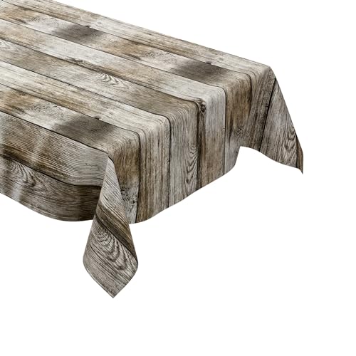 KEVKUS Wachstuch Tischdecke P1000-1 Holz Holzdielen ALM wählbar in eckig, rund und oval - Größe eckig 50x140cm Schnittkante KEVKUS Wachstuch Tischdecke P1000-1 Holz Holzdielen ALM wählbar in eckig, rund und oval - Größe eckig 50x140cm Schnittkante von KEVKUS