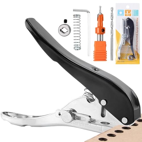 KEWAYO Lochzange Papier, 8mm Rund Einzelloch Lochstanzer 25mm Verstellbarer Papierstanzer Basteln Stanzzange Klein Metall Locher für Etiketten, Karten, Handwerk KEWAYO Lochzange Papier, 8mm Rund Einzelloch Lochstanzer 25mm Verstellbarer Papierstanzer Basteln Stanzzange Klein Metall Locher für Etiketten, Karten, Handwerk von KEWAYO