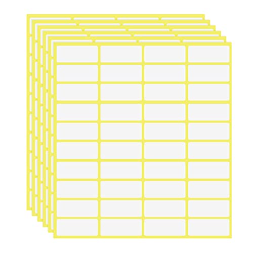600 Stück 38x19mm Etiketten Selbstklebend zum Beschriften, Universal Aufkleber Etiketten Haushaltsetiketten Tiefkühletiketten Adressetiketten für Flaschen, Aktenordner, Glasboxen, Schule, Büro, Küche 600 Stück 38x19mm Etiketten Selbstklebend zum Beschriften, Universal Aufkleber Etiketten Haushaltsetiketten Tiefkühletiketten Adressetiketten für Flaschen, Aktenordner, Glasboxen, Schule, Büro, Küche von KEWUZY