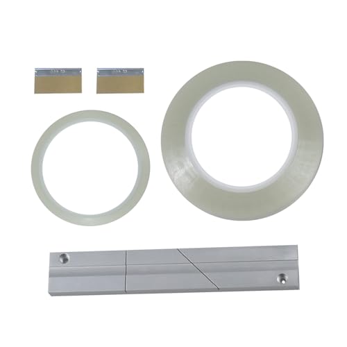 KEXIAO 1/4 25,4 cm Klebeband-Spleißset, professioneller Klebeband-Spleißblock für Revoxsonido 1/4 25,4 cm (1/4 Zoll) offene Spule auf Spule von KEXIAO