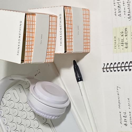 KEXIAO 100 Blatt Haftnotizen, Papier, herausziehbar, Haftnotizen, Papier, Notizblock, für Schule, Büro, liniert/gerastert/unliniert KEXIAO 100 Blatt Haftnotizen, Papier, herausziehbar, Haftnotizen, Papier, Notizblock, für Schule, Büro, liniert/gerastert/unliniert von KEXIAO