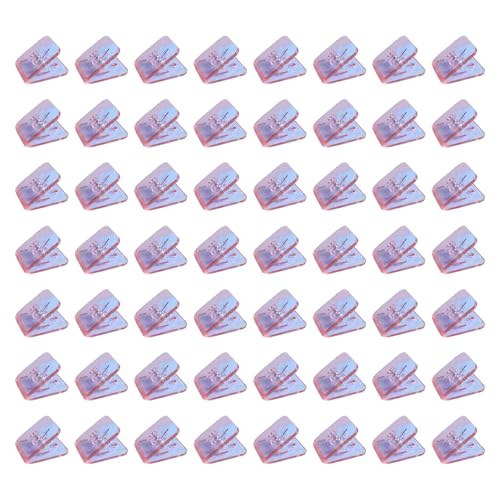 KEXIAO 100 Stück transparente Klemmen für Bastelarbeiten, Lebensmittelbeutel, Foto, Zeichenbrett, quadratische farbige Büroklammern für Küche, Büro KEXIAO 100 Stück transparente Klemmen für Bastelarbeiten, Lebensmittelbeutel, Foto, Zeichenbrett, quadratische farbige Büroklammern für Küche, Büro von KEXIAO