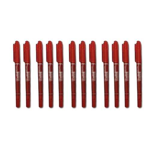 KEXIAO 12 x Doppelspitzen-Marker, schnell trocknend, Permanentmarker, Marker für Stoff, Metall, Fineliner, Grafiken, Zeichnen, Marker KEXIAO 12 x Doppelspitzen-Marker, schnell trocknend, Permanentmarker, Marker für Stoff, Metall, Fineliner, Grafiken, Zeichnen, Marker von KEXIAO