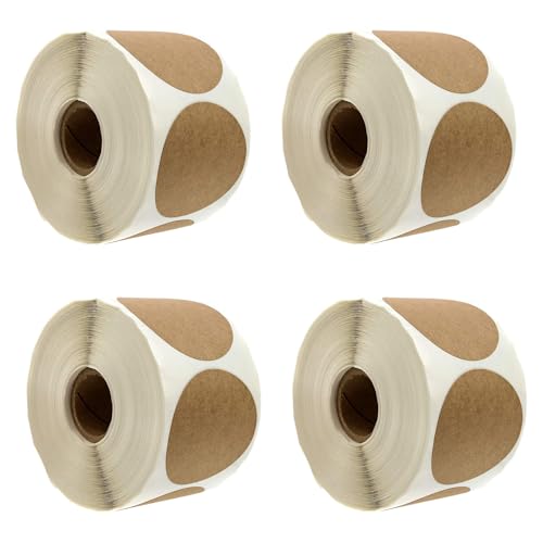 KEXIAO 4 Rollen runde Aufkleber, selbstklebende Aufkleber, runde Punkte, Etiketten für Büro, Geschäft, Zuhause, Klassenzimmer, Markierung KEXIAO 4 Rollen runde Aufkleber, selbstklebende Aufkleber, runde Punkte, Etiketten für Büro, Geschäft, Zuhause, Klassenzimmer, Markierung von KEXIAO