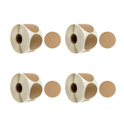 KEXIAO 4 Rollen runde Aufkleber, selbstklebende Aufkleber, runde Punkte, Etiketten für Büro, Geschäft, Zuhause, Klassenzimmer, Markierung KEXIAO 4 Rollen runde Aufkleber, selbstklebende Aufkleber, runde Punkte, Etiketten für Büro, Geschäft, Zuhause, Klassenzimmer, Markierung von KEXIAO