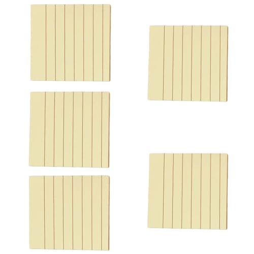 KEXIAO 5 x farbige Haftnotizen, einfacher Stickierblock, Schreibblock, Notizpapier, Papierblock, liniert, Notizblock für Büroangestellte KEXIAO 5 x farbige Haftnotizen, einfacher Stickierblock, Schreibblock, Notizpapier, Papierblock, liniert, Notizblock für Büroangestellte von KEXIAO