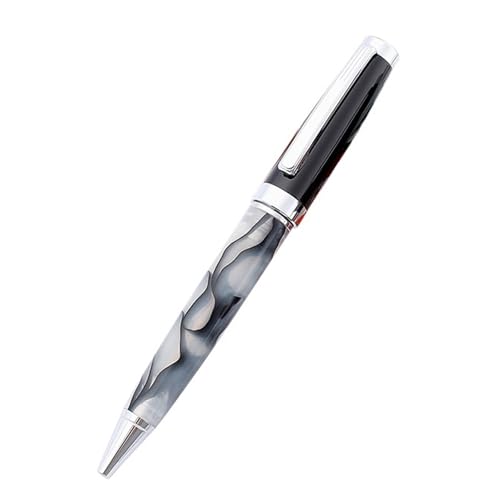 KEXIAO Drehbarer Kugelschreiber, 1,0 mm, Metall-Kugelschreiber, Business-Stift, schwarze Tinte, Schreibwarenstift für Studenten, Lehrer von KEXIAO