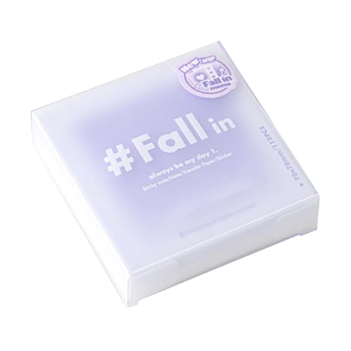 KEXIAO Haftnotizen, durchscheinend, 7 x 7 cm, selbstklebendes Notizpapier zum Schreiben, Journaling, Schule, Bürobedarf KEXIAO Haftnotizen, durchscheinend, 7 x 7 cm, selbstklebendes Notizpapier zum Schreiben, Journaling, Schule, Bürobedarf von KEXIAO