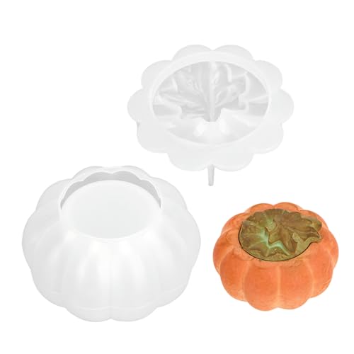 KEXIAO Halloween-Kürbis-Behälter-Form, Silikonform für Kerzenhalter und Aufbewahrungsbox, Heimdekoration, Epoxidharz-Form KEXIAO Halloween-Kürbis-Behälter-Form, Silikonform für Kerzenhalter und Aufbewahrungsbox, Heimdekoration, Epoxidharz-Form von KEXIAO