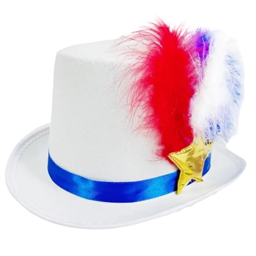 KEXIAO Independences Day Hut Gentleman Party Hut Abend Event Hut Filzhut Herren Hut für Event und Mottopartys KEXIAO Independences Day Hut Gentleman Party Hut Abend Event Hut Filzhut Herren Hut für Event und Mottopartys von KEXIAO