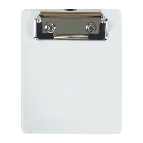 KEXIAO Kleines Klemmbrett mit einziehbarem Haken zum Aufhängen, tragbares Klemmbrett, Metall-Clip-Klemmbrett, 12 x 9,8 cm, Schreibtafel für Büro KEXIAO Kleines Klemmbrett mit einziehbarem Haken zum Aufhängen, tragbares Klemmbrett, Metall-Clip-Klemmbrett, 12 x 9,8 cm, Schreibtafel für Büro von KEXIAO