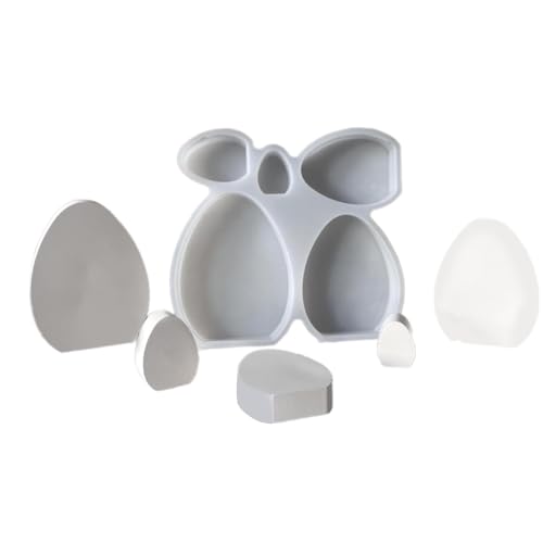 KEXIAO Ostereier-Form, Rohlinge, Eier, Silikonformen, Gipsformen, Ornamentformen, Gießformen, Kerzenformen, Bastelbedarf von KEXIAO