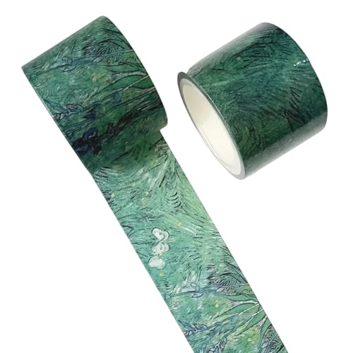 KEXIAO Scrapbooking-Klebeband, 30 mm breit, Ölgemälde, dekoratives Klebeband, Bastelbedarf für Scrapbooking, Tagebuch, Fotoalbum, Verpackung KEXIAO Scrapbooking-Klebeband, 30 mm breit, Ölgemälde, dekoratives Klebeband, Bastelbedarf für Scrapbooking, Tagebuch, Fotoalbum, Verpackung von KEXIAO