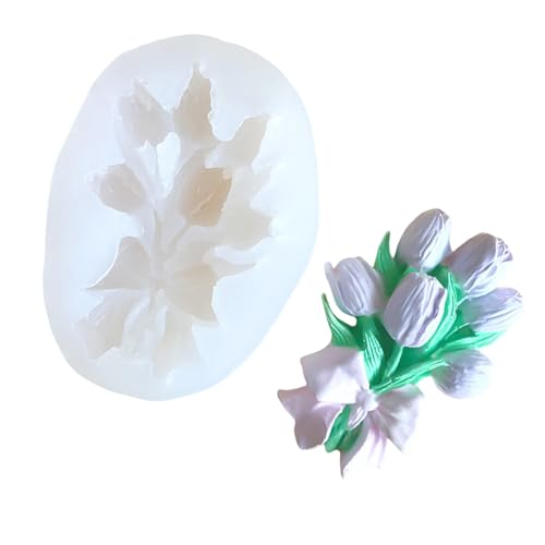 KEXIAO Silikon-Kerzenformen für Blumensträuße, Epoxidharz, handgefertigt, Kerzen, Seife, Fondant, Süßigkeiten, Kuchen, Schokoladenformen KEXIAO Silikon-Kerzenformen für Blumensträuße, Epoxidharz, handgefertigt, Kerzen, Seife, Fondant, Süßigkeiten, Kuchen, Schokoladenformen von KEXIAO