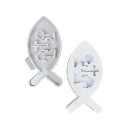KEXIAO Silikonformen in Fischform für Kerzenständer, Teelichthalter, Epoxidharz, Silikonformen, Zement, Gipsformen KEXIAO Silikonformen in Fischform für Kerzenständer, Teelichthalter, Epoxidharz, Silikonformen, Zement, Gipsformen von KEXIAO