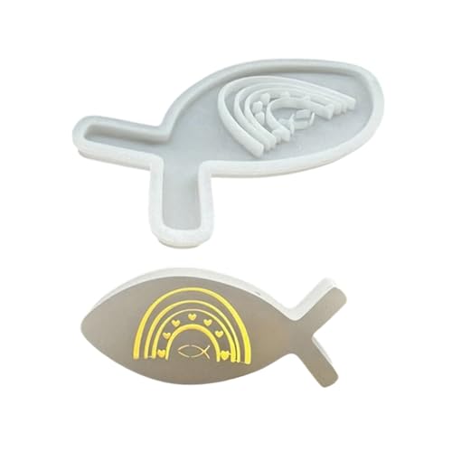 KEXIAO Silikonformen in Fischform für Kerzenständer, Teelichthalter, Epoxidharz, Silikonformen, Zement, Gipsformen KEXIAO Silikonformen in Fischform für Kerzenständer, Teelichthalter, Epoxidharz, Silikonformen, Zement, Gipsformen von KEXIAO