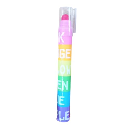 KEXIAO Stapelbarer Textmarker, 6 Farben in 1, Textmarker, breite Spitze, Marker zum Zeichnen, Scrapbooking, Tagebuch, Planer, Kartenherstellung KEXIAO Stapelbarer Textmarker, 6 Farben in 1, Textmarker, breite Spitze, Marker zum Zeichnen, Scrapbooking, Tagebuch, Planer, Kartenherstellung von KEXIAO