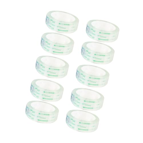 KEXIAO Transparentes Klebeband, für Büro, Schule und Zuhause, 8 mm x 28 m, 12 mm x 28 m, 18 mm x 28 m oder 19 mm x 20 m, 6/8/10/12 Rollen von KEXIAO