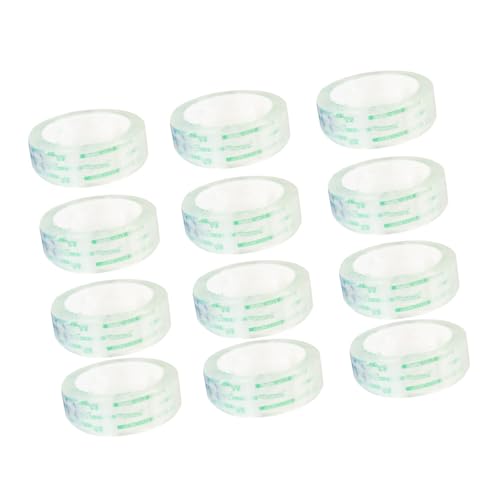 KEXIAO Transparentes Klebeband, für Büro, Schule und Zuhause, 8 mm x 28 m, 12 mm x 28 m, 18 mm x 28 m oder 19 mm x 20 m, 6/8/10/12 Rollen von KEXIAO