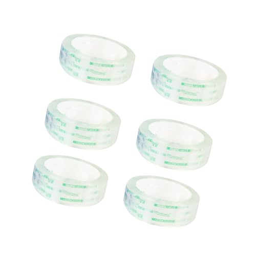 KEXIAO Transparentes Klebeband, für Büro, Schule und Zuhause, 8 mm x 28 m, 12 mm x 28 m, 18 mm x 28 m oder 19 mm x 20 m, 6/8/10/12 Rollen von KEXIAO