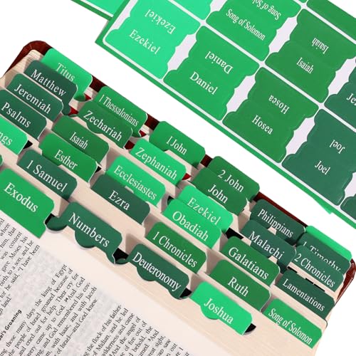 Grüne Bibelreiter, laminiert, für Schriftstudium, passend für KJV/NIV/ESV für Männer und Frauen, 90 Etiketten Grüne Bibelreiter, laminiert, für Schriftstudium, passend für KJV/NIV/ESV für Männer und Frauen, 90 Etiketten von KEXINGTUO