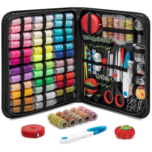 KEYHOT Nähset Grundausstattung, 228Pcs Nähzeug für Oma Mom Anfänger Reisende, nähset anfänger enthält Nadel und Faden Set Schere Maßnahme Band Fingerhut etc KEYHOT Nähset Grundausstattung, 228Pcs Nähzeug für Oma Mom Anfänger Reisende, nähset anfänger enthält Nadel und Faden Set Schere Maßnahme Band Fingerhut etc von KEYHOT