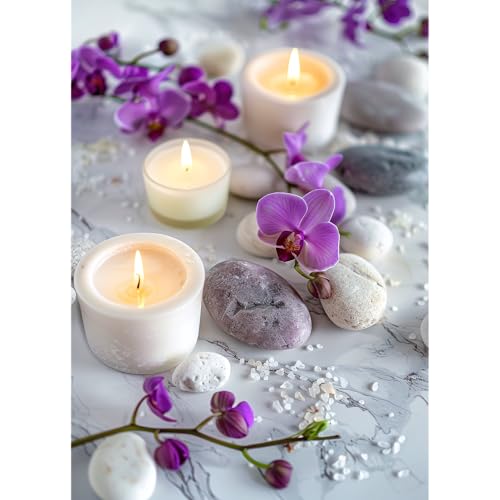 KEYIFA 5D Diamond Painting Set für Erwachsene, DIY Diamant Painting Bilder Art Kristall Set, Aromatherapie Kerzen Diamond Painting Zubehör Full Drill Bilder, Home Wand Dekor 30x40cm KEYIFA 5D Diamond Painting Set für Erwachsene, DIY Diamant Painting Bilder Art Kristall Set, Aromatherapie Kerzen Diamond Painting Zubehör Full Drill Bilder, Home Wand Dekor 30x40cm von KEYIFA