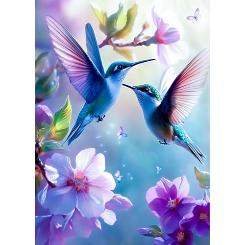 KEYIFA 5D Kolibri Diamond Painting Zubehör, Crystal Art Foto Bastelset Diamond Painting Erwachsene, DIY Vollbohrer Bilder Diamond Painting Set, Home Wand Dekor 30x40cm KEYIFA 5D Kolibri Diamond Painting Zubehör, Crystal Art Foto Bastelset Diamond Painting Erwachsene, DIY Vollbohrer Bilder Diamond Painting Set, Home Wand Dekor 30x40cm von KEYIFA