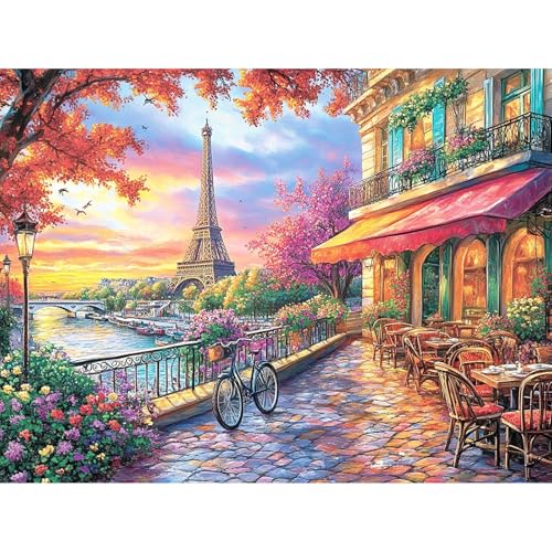 KEYIFA Blick aufs Eiffelturm Malen Nach Zahlen Erwachsene, Malen Nach Zahlen Kits mit Pinseln und Acrylfarben, DIY Ölgemälde Set Malen Basteln Leinwand Bild Erwachsene, Home Deko 40x30cm KEYIFA Blick aufs Eiffelturm Malen Nach Zahlen Erwachsene, Malen Nach Zahlen Kits mit Pinseln und Acrylfarben, DIY Ölgemälde Set Malen Basteln Leinwand Bild Erwachsene, Home Deko 40x30cm von KEYIFA