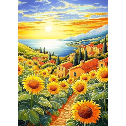 KEYIFA Diamond Painting Zubehör, 5D Crystal Sonnenblume Art Foto Bastelset Diamond Painting Erwachsene, DIY Vollbohrer Bilder Diamond Painting Set, Home Wand Dekor 30x40CM KEYIFA Diamond Painting Zubehör, 5D Crystal Sonnenblume Art Foto Bastelset Diamond Painting Erwachsene, DIY Vollbohrer Bilder Diamond Painting Set, Home Wand Dekor 30x40CM von KEYIFA