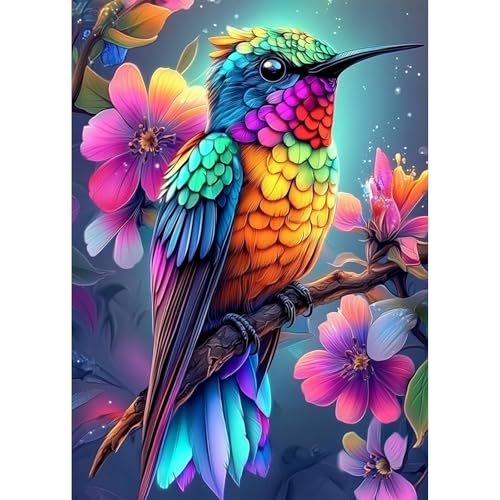KEYIFA Diamond Painting Zubehör Vogel Blume, 5D Crystal Art Foto Bastelset Diamond Painting Erwachsene, DIY Vollbohrer Bilder Diamond Painting Set, Home Wand Dekor 30x40cm KEYIFA Diamond Painting Zubehör Vogel Blume, 5D Crystal Art Foto Bastelset Diamond Painting Erwachsene, DIY Vollbohrer Bilder Diamond Painting Set, Home Wand Dekor 30x40cm von KEYIFA