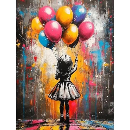 KEYIFA Farbige Ballon Malen Nach Zahlen Erwachsene, Mädchen Malen Nach Zahlen Kits mit Pinseln und Acrylfarben, DIY Ölgemälde Set Malen Basteln Leinwand Bild Erwachsene, Home Deko 30x40cm KEYIFA Farbige Ballon Malen Nach Zahlen Erwachsene, Mädchen Malen Nach Zahlen Kits mit Pinseln und Acrylfarben, DIY Ölgemälde Set Malen Basteln Leinwand Bild Erwachsene, Home Deko 30x40cm von KEYIFA