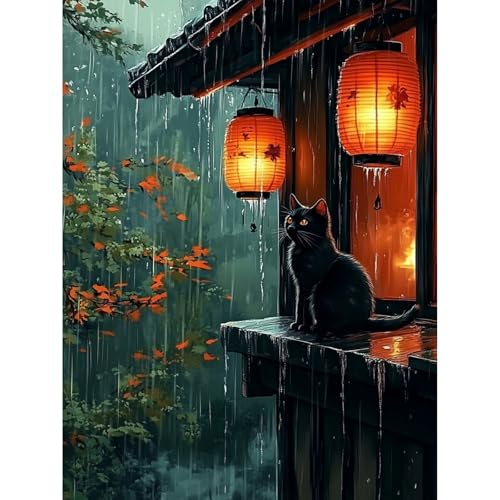 KEYIFA Katze Malen Nach Zahlen Erwachsene, Laterne Malen Nach Zahlen Kits mit Pinseln und Acrylfarben, DIY Ölgemälde Set Malen Basteln Leinwand Bild Erwachsene, Home Deko 30x40cm KEYIFA Katze Malen Nach Zahlen Erwachsene, Laterne Malen Nach Zahlen Kits mit Pinseln und Acrylfarben, DIY Ölgemälde Set Malen Basteln Leinwand Bild Erwachsene, Home Deko 30x40cm von KEYIFA