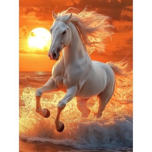 KEYIFA Pferd Malen Nach Zahlen Erwachsene, Malen Nach Zahlen Kits mit Pinseln und Acrylfarben, DIY Laufendes Pferd Ölgemälde Set Malen Basteln Leinwand Bild Erwachsene, Home Deko 30x40cm KEYIFA Pferd Malen Nach Zahlen Erwachsene, Malen Nach Zahlen Kits mit Pinseln und Acrylfarben, DIY Laufendes Pferd Ölgemälde Set Malen Basteln Leinwand Bild Erwachsene, Home Deko 30x40cm von KEYIFA