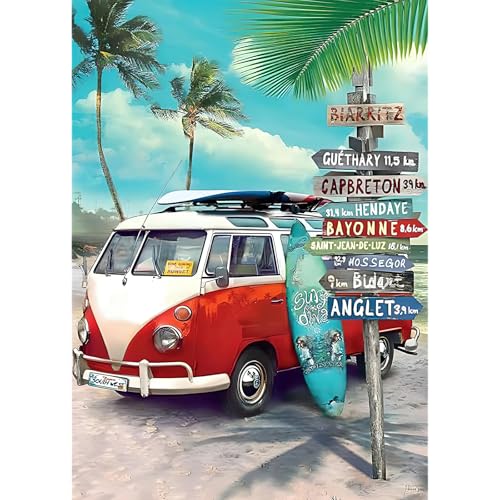 KEYIFA Retro Auto Diamond Painting Set für Erwachsene, 5D DIY Diamant Painting Bilder Art Kristall Set, Diamond Painting Zubehör Full Drill Bilder, Home Wand Dekor 30x40cm KEYIFA Retro Auto Diamond Painting Set für Erwachsene, 5D DIY Diamant Painting Bilder Art Kristall Set, Diamond Painting Zubehör Full Drill Bilder, Home Wand Dekor 30x40cm von KEYIFA