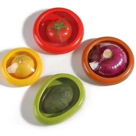 Silikon-Aufbewahrungsbox for Obst und Gemüse, Silikon-Aufbewahrungsbehälter for Obst, Silikon-Aufbewahrungsbox for Lebensmittel, geeignet zur Aufbewahrung von Trauben, Erdbeeren, Zitronen und anderen von KEYPKWZJR