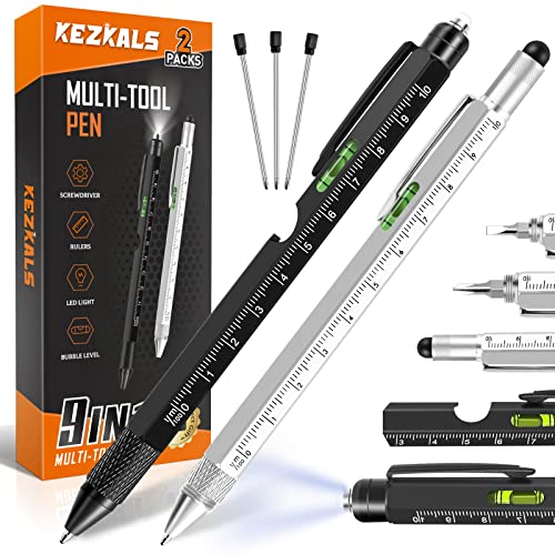 KEZKALS Geschenke für Männer, Ostergeschenke Männer Erwachsene, 2pack-9 IN 1 Kugelschreiber, Männergeschenke, Vatertag Geschenk, Geburtstagsgeschenk Gadgets für Männer, Vatertagsgeschenk für Papa KEZKALS Geschenke für Männer, Ostergeschenke Männer Erwachsene, 2pack-9 IN 1 Kugelschreiber, Männergeschenke, Vatertag Geschenk, Geburtstagsgeschenk Gadgets für Männer, Vatertagsgeschenk für Papa von KEZKALS