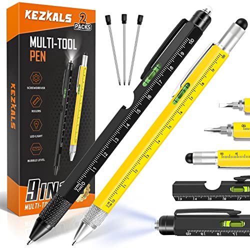 KEZKALS Geschenke für Männer, Ostergeschenke Männer Erwachsene, 2pack-9 IN 1 Kugelschreiber, Männergeschenke, Vatertag Geschenk, Geburtstagsgeschenk Gadgets für Männer, Vatertagsgeschenk für Papa KEZKALS Geschenke für Männer, Ostergeschenke Männer Erwachsene, 2pack-9 IN 1 Kugelschreiber, Männergeschenke, Vatertag Geschenk, Geburtstagsgeschenk Gadgets für Männer, Vatertagsgeschenk für Papa von KEZKALS