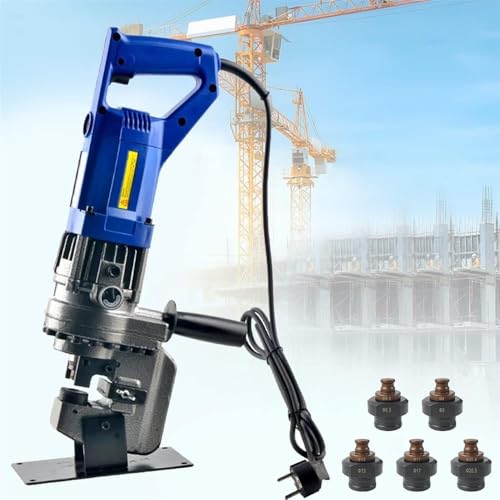 Elektrischer hydraulischer Locher, manuelle elektrische Stanzmaschine für Metalle Φ6,5, Φ9, Φ13, Φ17, Φ20,5 mm, für Platten aus Eisen, Kupfer und Aluminium (Channelsteel, 220 V) von KEuLen