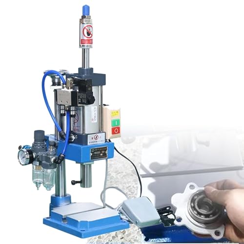 Hydraulische Stanzmaschine, elektrische Stanzmaschine, Tischpresse Kleine Gasmilz-Nietmaschine mit 2 Tasten (200 kg) von KEuLen
