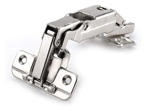 KEuLen Scharniere für Schranktüren, Aufschraubscharnier, Eisenpuffer Soft-Close-Schrank-Schrank-Türscharniere for Möbelscharnier(Insert) von KEuLen