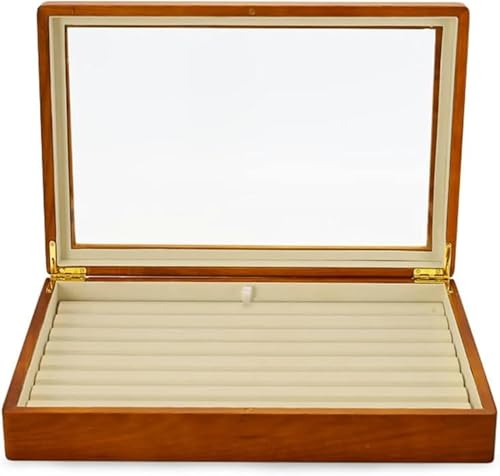 KEuLen Schmuckkästchen für Damen, Schmuckschatulle aus Holz, Schmuckschatulle und Organizer, Ring-Display-Tablett, Armband-Aufbewahrungsbox(C1) von KEuLen