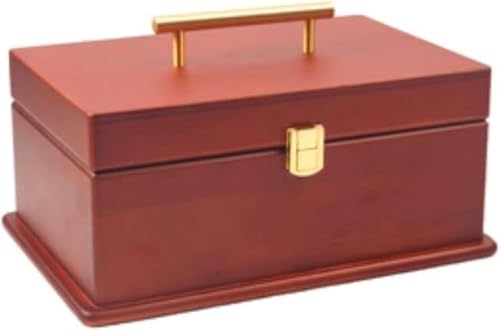 KEuLen Schmuckschatulle aus Holz, Massivholz Schmuckschatulle Holz Schmuck Aufbewahrungsbox Schmucketui Schlafzimmer Zubehör KEuLen Schmuckschatulle aus Holz, Massivholz Schmuckschatulle Holz Schmuck Aufbewahrungsbox Schmucketui Schlafzimmer Zubehör von KEuLen