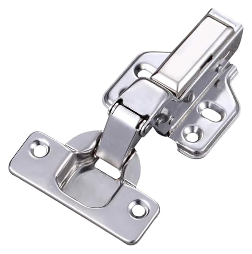 Scharniere für Schranktüren, Schrankscharnier, Edelstahl Möbel Tür Scharnier Kupfer Core Kleiderschrank Puffer Soft Closing(EMBED) von KEuLen