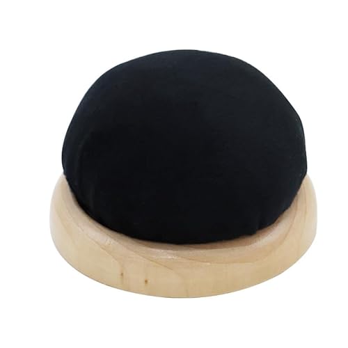 KFMON 1–4 Stück Sticknadelkissen mit Holzsockel, Flanell-Nähzubehör, Sticknadelkissen für Handarbeiten, Quilten und Basteln, Nadelkissen mit Holzsockel KFMON 1–4 Stück Sticknadelkissen mit Holzsockel, Flanell-Nähzubehör, Sticknadelkissen für Handarbeiten, Quilten und Basteln, Nadelkissen mit Holzsockel von KFMON